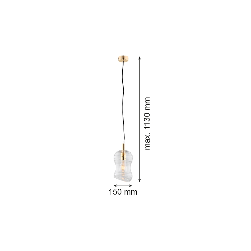 Argon 4742 - Takkkrona på ett snöre  DEPORTIVO 1xE27/15W/230V