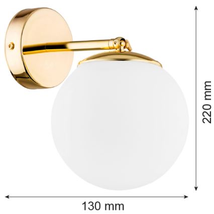 Argon 4744 - Vägglampa  SATELITE 1xE27/15W/230V