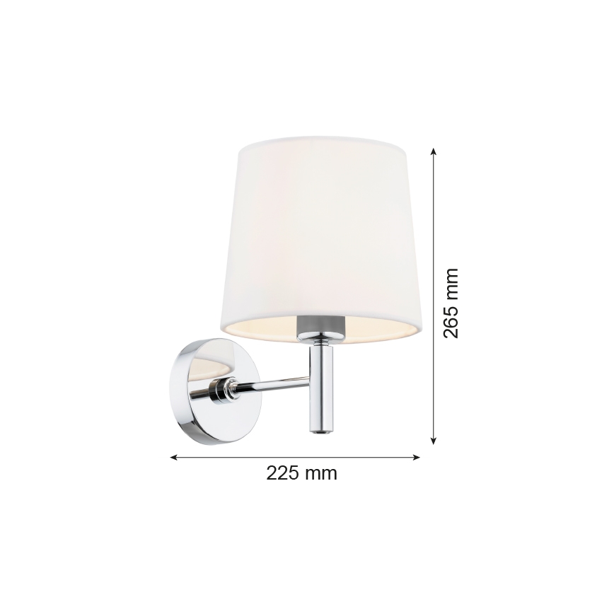 Argon 4760 - Vägglampa  BOLZANO 1xE27/15W/230V