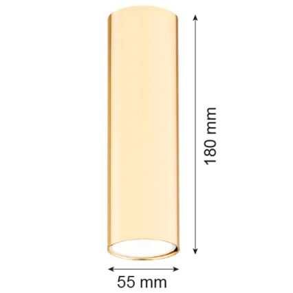 Argon 4761 - Spotlight  TYBER 1xGU10/5W/230V mässing
