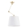 Argon 4895 - Pendelkrona ZAKYNTOS PLUS 1xE27/15W/230V vit/guld