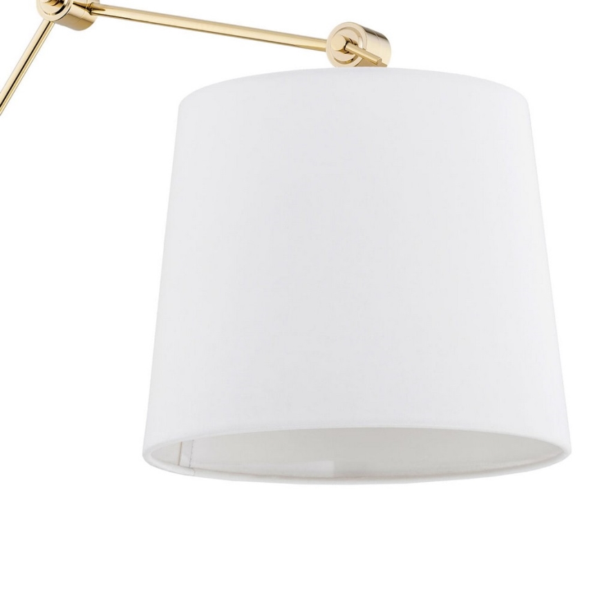 Argon 4897 - Vägglampa ZAKYNTOS PLUS 1xE27/15W/230V vit/gyllene
