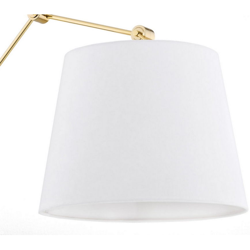Argon 4897 - Vägglampa ZAKYNTOS PLUS 1xE27/15W/230V vit/gyllene