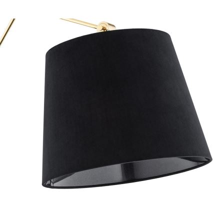 Argon 4898 - Vägglampa ZAKYNTOS PLUS 1xE27/15W/230V svart/gyllene