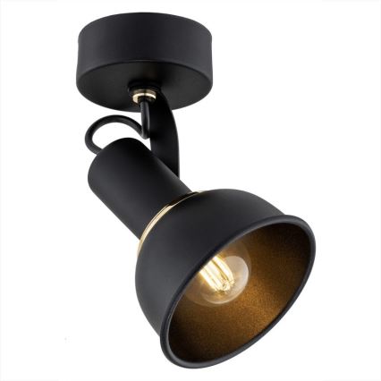 Argon 4900 - Spotlight TWIST 1xE14/7W/230V svart/gyllene