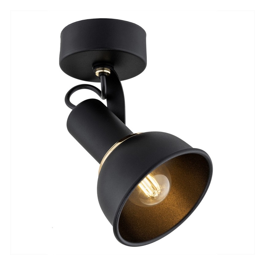 Argon 4900 - Spotlight TWIST 1xE14/7W/230V svart/gyllene