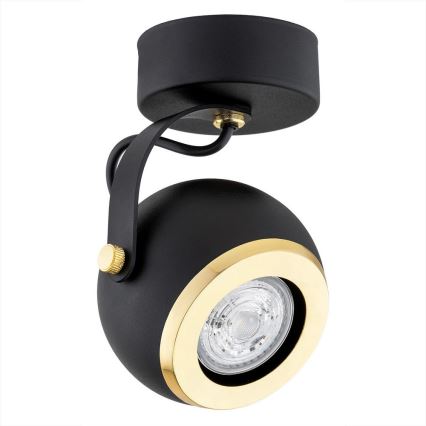 Argon 4902 - Spotlight KOS PLUS 1xGU10/5W/230V svart/gyllene
