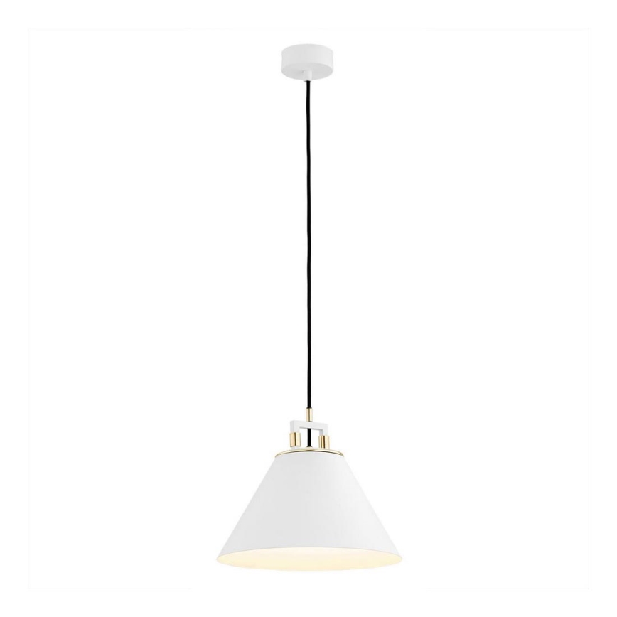 Argon 4914 - Ljuskrona med upphängningsrem ORTE 1xE27/15W/230V vit