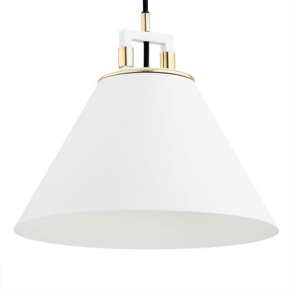 Argon 4914 - Ljuskrona med upphängningsrem ORTE 1xE27/15W/230V vit