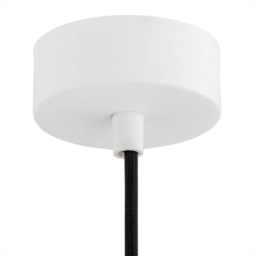 Argon 4914 - Ljuskrona med upphängningsrem ORTE 1xE27/15W/230V vit