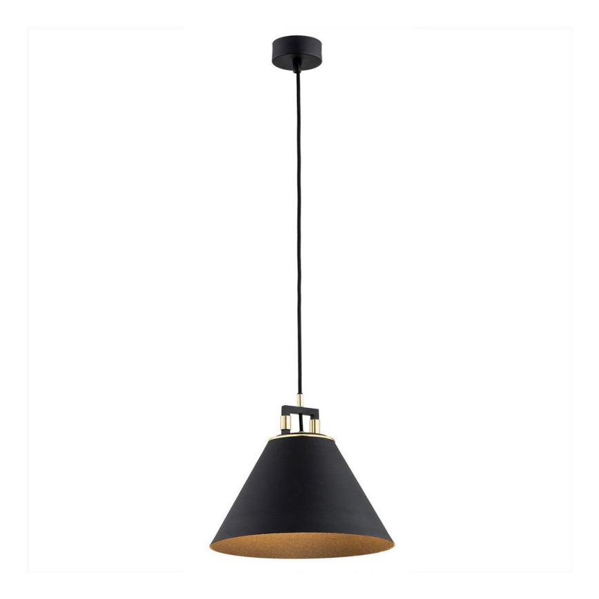 Argon 4915 - Ljuskrona med upphängningsrem ORTE 1xE27/15W/230V svart