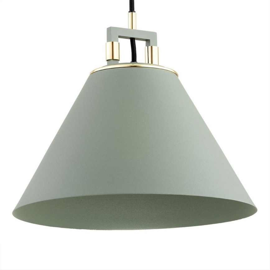 Argon 4916 - Ljuskrona med upphängningsrem ORTE 1xE27/15W/230V grön