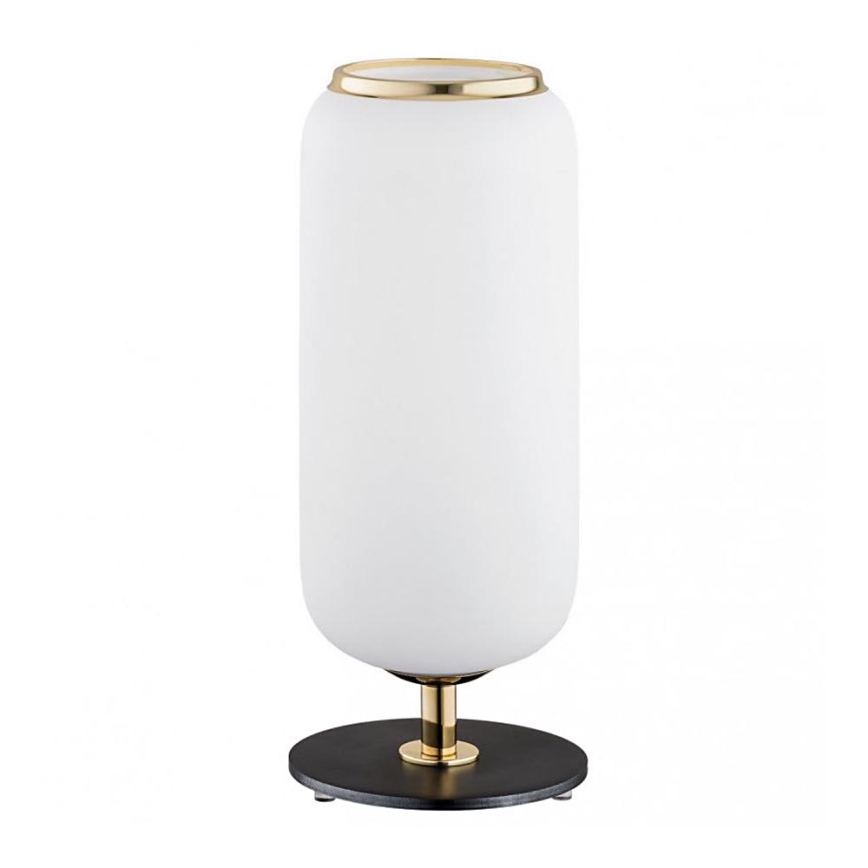 Argon 4994 - Bordslampa VALIANO 1xE27/15W/230V svart/vit/gyllene