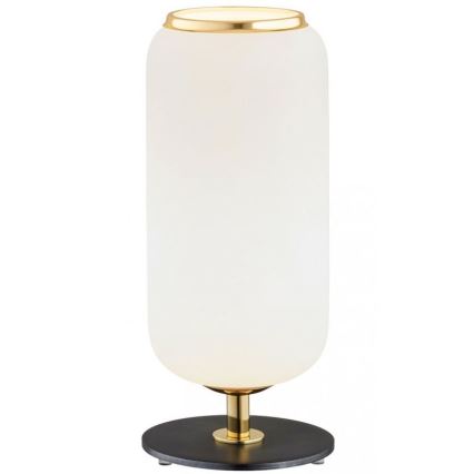 Argon 4994 - Bordslampa VALIANO 1xE27/15W/230V svart/vit/gyllene