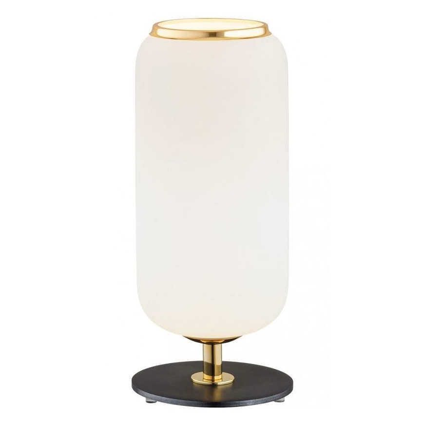Argon 4994 - Bordslampa VALIANO 1xE27/15W/230V svart/vit/gyllene