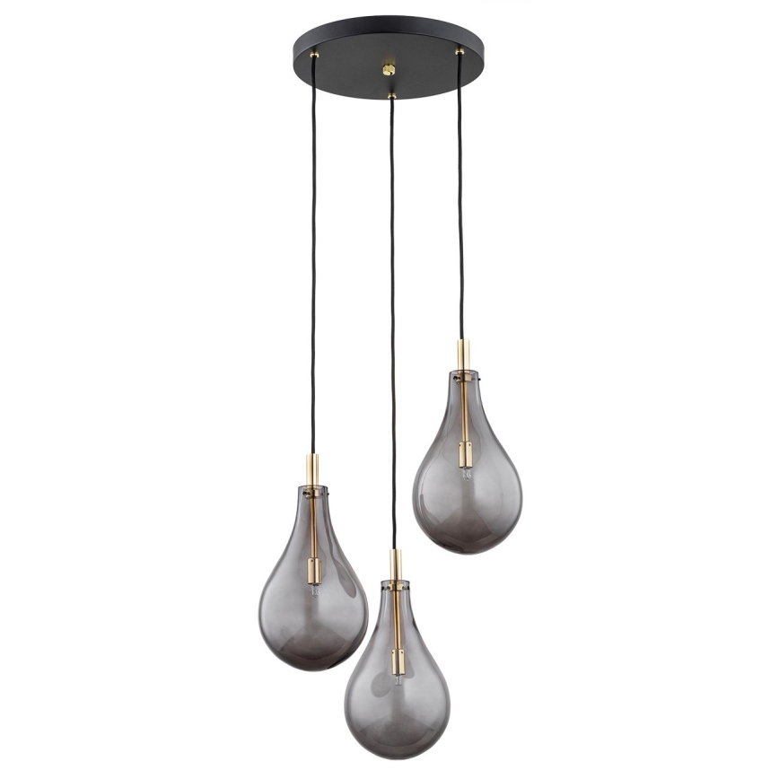Argon 6105 - Takkkrona på ett snöre  OAKLAND 3xG9/6W/230V svart 