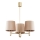 Argon 6109 - Upphängningsbar takkrona  PONTE 3xE27/15W/230V beige 