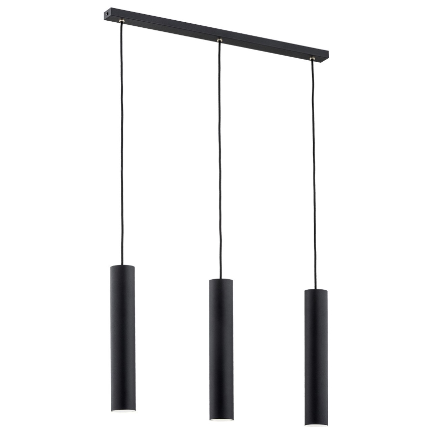 Argon 6112 - Takkkrona på ett snöre  GOMERA 3xGU10/5W/230V svart