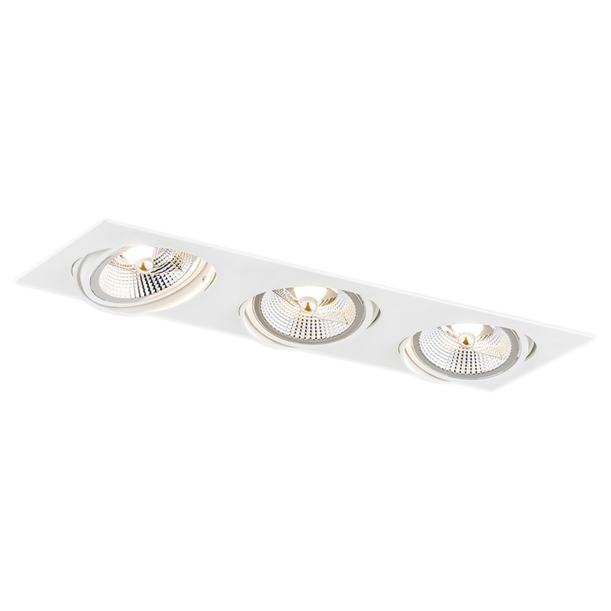 Argon 6115 - upphängd taklampa  OLIMP 3xGU10-AR111/12W/230V vit