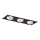Argon 6116 - Infälld lampa  OLIMP 3xGU10-AR111/12W/230V svart