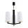 Argon 6143 - Pendelkrona CAMELOT PLUS 3xE27/15W/230V svart/vit/gyllene