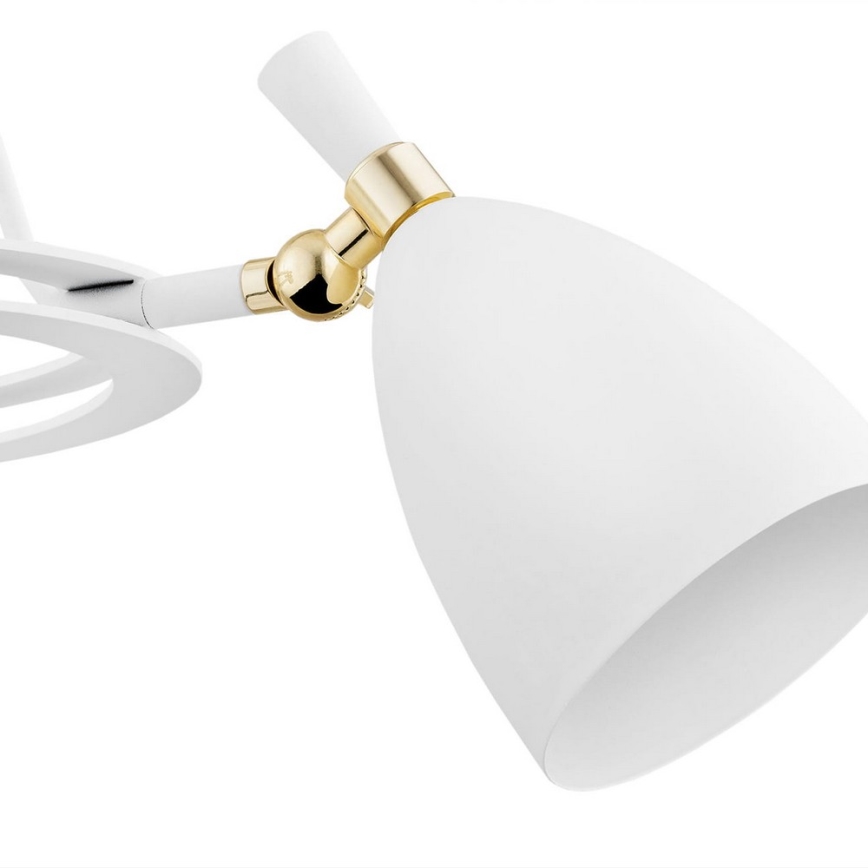 Argon 6148 - Pendelkrona CHARLOTTE 3xE27/15W/230V vit/gyllene