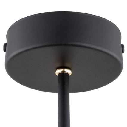 Argon 6149 - Pendelkrona CHARLOTTE 3xE27/15W/230V svart/gyllene