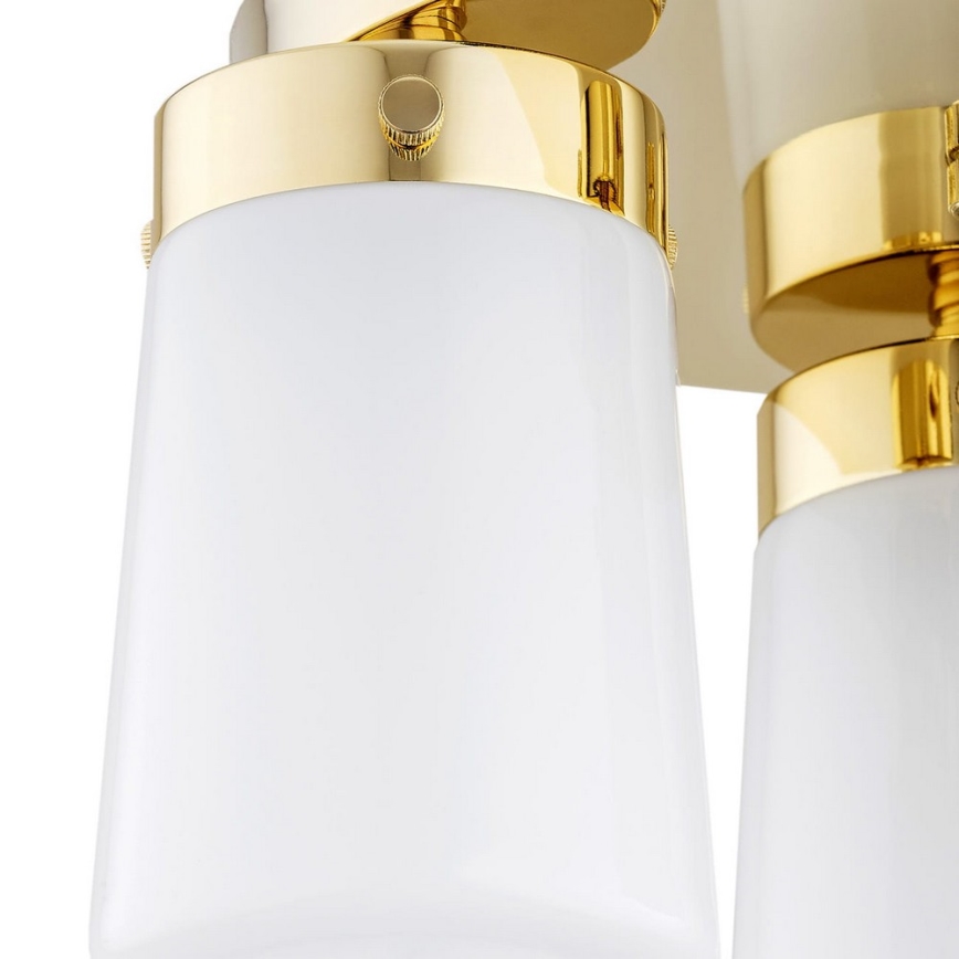 Argon 6165 - Surface-mounted ljuskrona PASADENA 3xE27/15W/230V guld/vit
