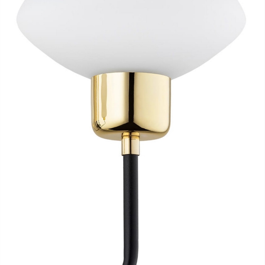 Argon 6166 - Pendelkrona RAVELLO 3xE14/15W/230V svart/guld