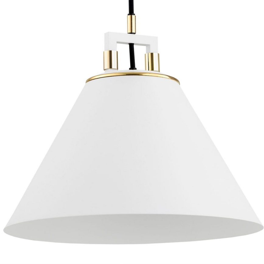 Argon 6173 - Ljuskrona med upphängningsrem ORTE 3xE27/15W/230V vit