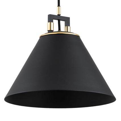 Argon 6174 - Ljuskrona med upphängningsrem ORTE 3xE27/15W/230V svart