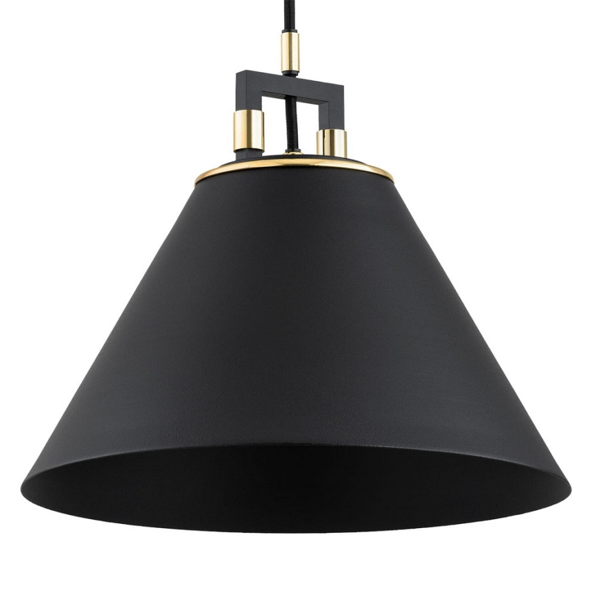 Argon 6174 - Ljuskrona med upphängningsrem ORTE 3xE27/15W/230V svart