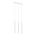 Argon 6178 - Taklampa ETNA 3xG9/6W/230V vit