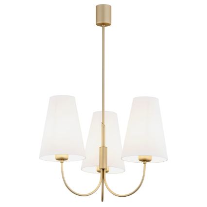Argon 6267 - Pendelkrona SAFIANO 3xE27/15W/230V guld