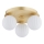 Argon 6305 - Taklampa PALOMA 3xE14/7W/230V guld/vit