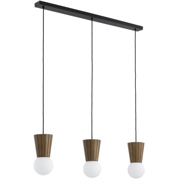 Argon 6358 - Badrumspendel på kabel VOLANTE 3xG9/6W/230V IP44, brun