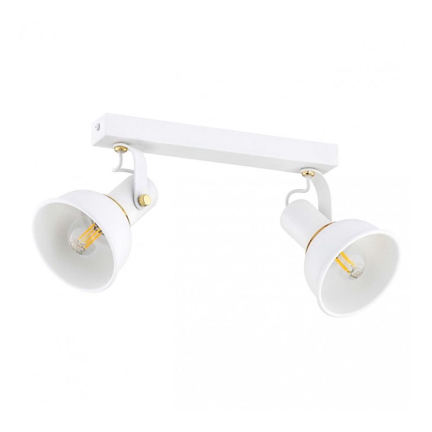 Argon 7036 - Spotlight TWIST 2xE14/7W/230V vit/gyllene