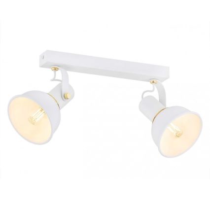 Argon 7036 - Spotlight TWIST 2xE14/7W/230V vit/gyllene