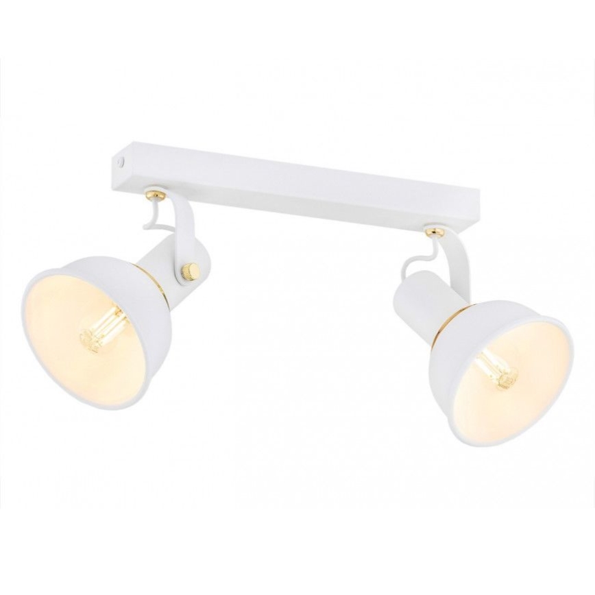 Argon 7036 - Spotlight TWIST 2xE14/7W/230V vit/gyllene