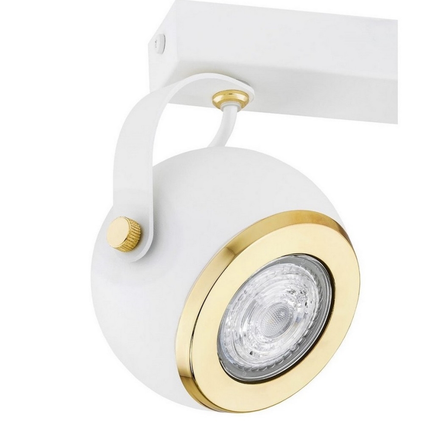 Argon 7038 - Spotlight KOS PLUS 2xGU10/5W/230V vit/gyllene