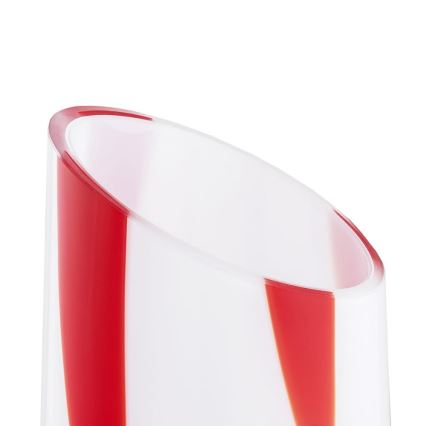 Argon 7042 - Golvlampa POLONIA 2xE27/15W/230V vit/röd
