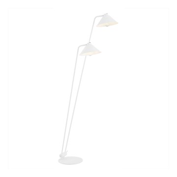 Argon 7074 - Golv lampa GABIAN 2xE27/15W/230V vit