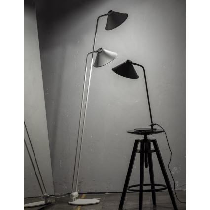 Argon 7074 - Golv lampa GABIAN 2xE27/15W/230V vit