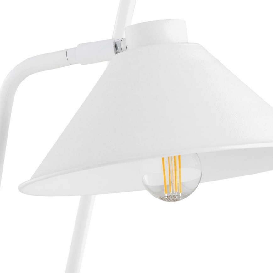 Argon 7074 - Golv lampa GABIAN 2xE27/15W/230V vit