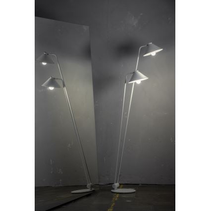 Argon 7075 - Golv lampa GABIAN 2xE27/15W/230V svart