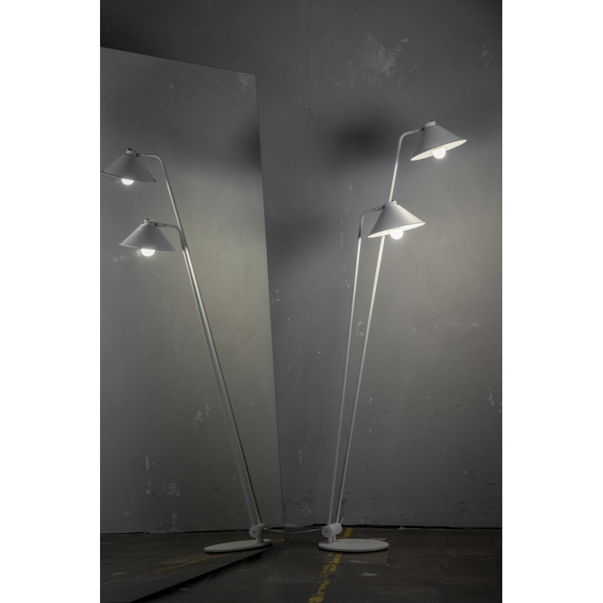 Argon 7075 - Golv lampa GABIAN 2xE27/15W/230V svart
