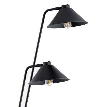 Argon 7075 - Golv lampa GABIAN 2xE27/15W/230V svart