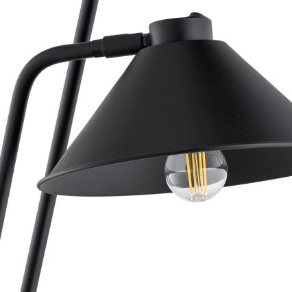 Argon 7075 - Golv lampa GABIAN 2xE27/15W/230V svart