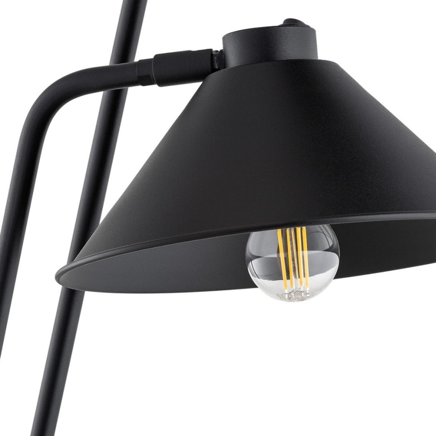 Argon 7075 - Golv lampa GABIAN 2xE27/15W/230V svart