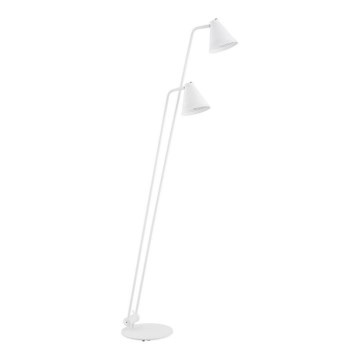Argon 7076 - Golv lampa AVALONE 2xE27/15W/230V vit